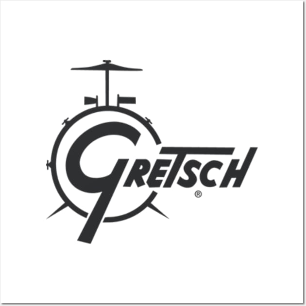 GRETSCH DRUM Wall Art by tzolotov